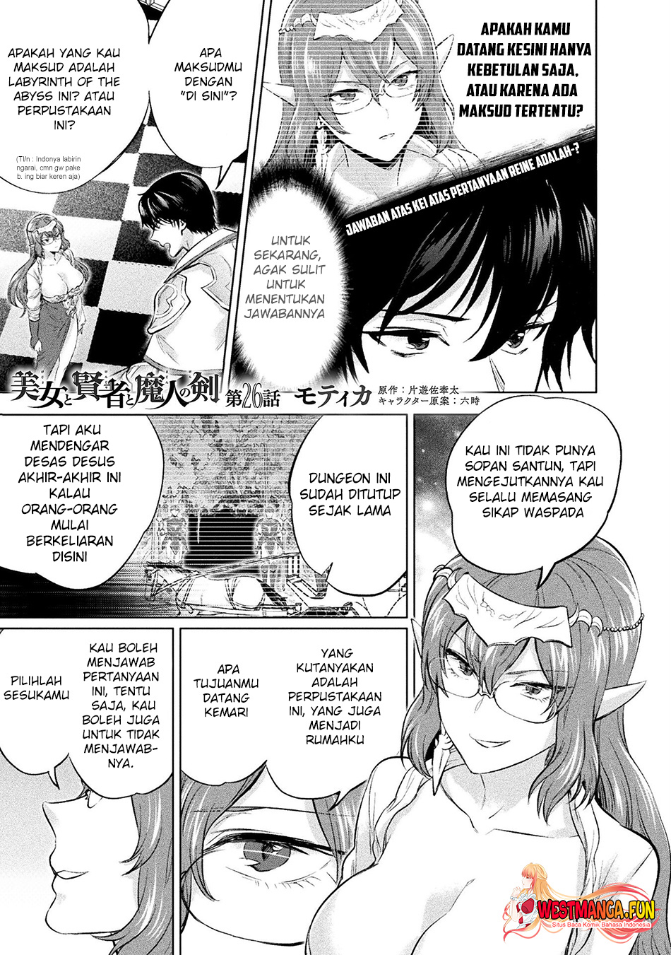 Manga Bijo to Kenja to Majin no Ken Chapter 26 gambar 2