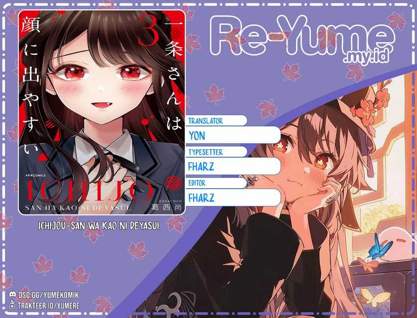 Komik Ichijou-san wa Kao ni Deyasui Chapter 10 gambar 1
