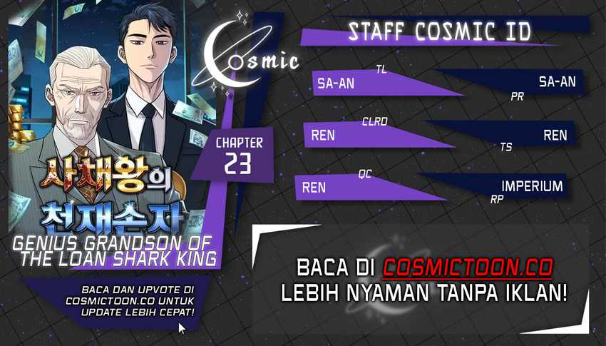 Komik Genius Grandson of the Loan Shark King Chapter 23 gambar 1