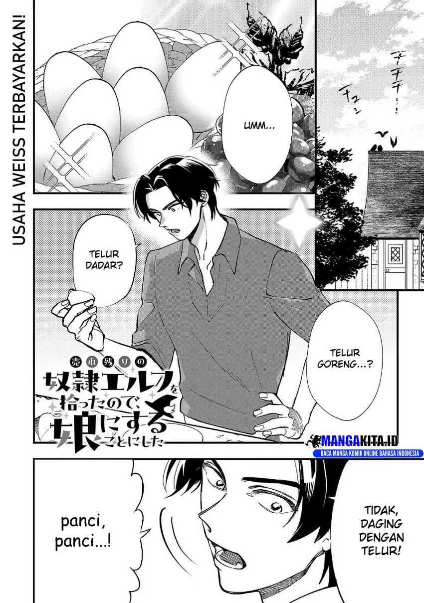 Manga Urenokori no Dorei Elf wo Hirotta no de, Musume ni suru Koto ni shita Chapter 04 gambar 2