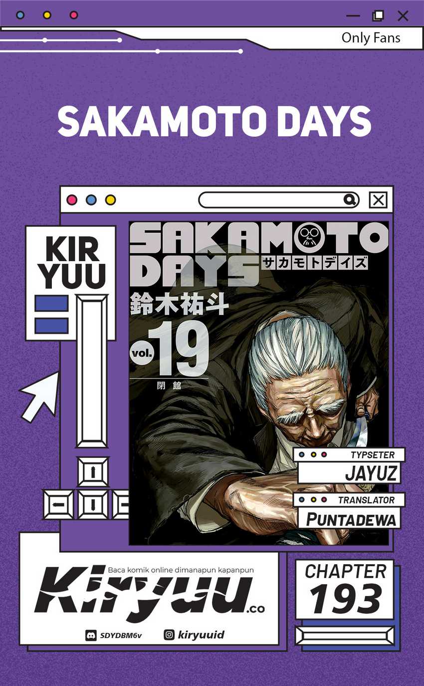 Komik Sakamoto Days Chapter 193 gambar 1