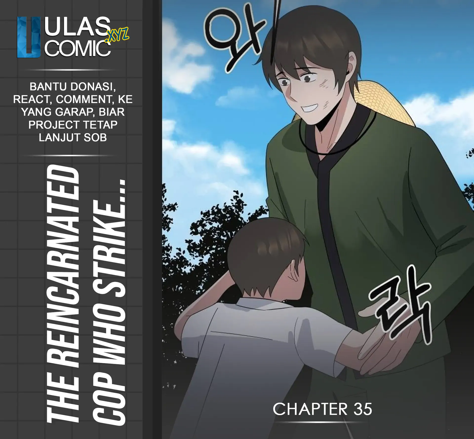 Komik The Reincarnated Cop Who Strikes With Wealth Chapter 35 gambar 1