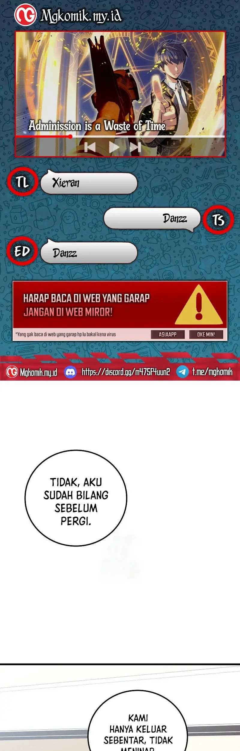 Komik Admission is a Waste of Time Chapter 28 gambar 1