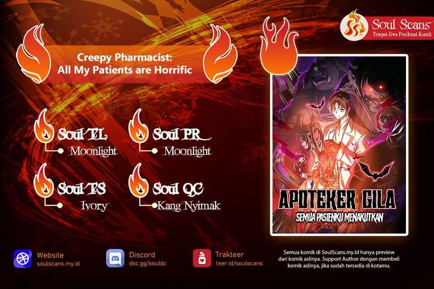 Komik Creepy Pharmacist: All My Patients Are Horrific Chapter 59 gambar 1