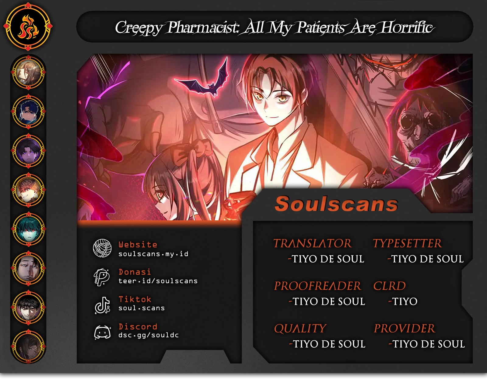 Komik Creepy Pharmacist: All My Patients Are Horrific Chapter 52 gambar 1