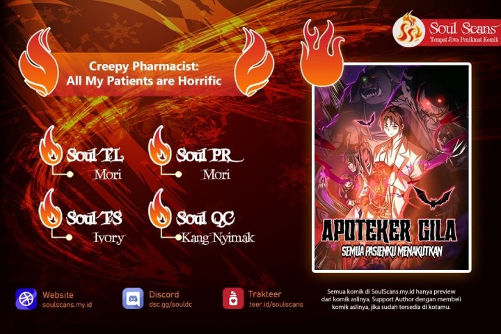 Komik Creepy Pharmacist: All My Patients Are Horrific Chapter 48 gambar 1