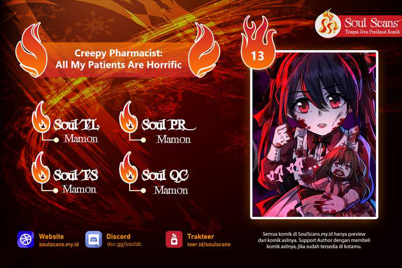 Komik Creepy Pharmacist: All My Patients Are Horrific Chapter 14 gambar 1