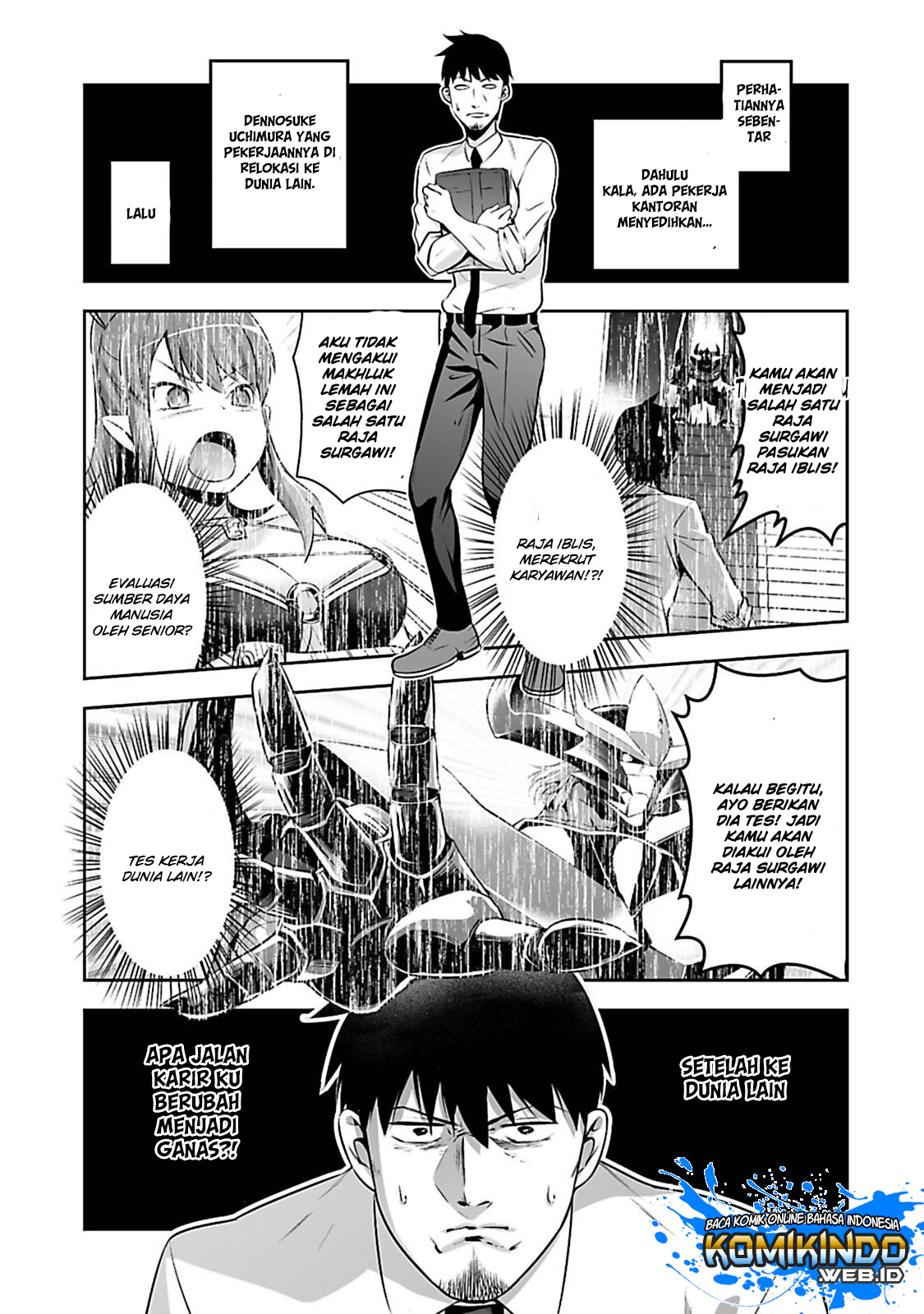 Manga Salaryman Ga Isekai Ni Ittara Shitennou Ni Natta Hanashi Chapter 02 gambar 2