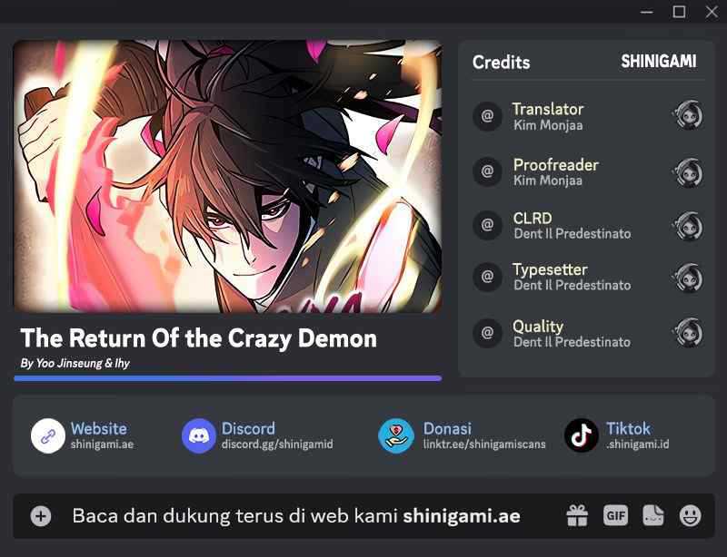 Komik Return of the Mad Demon Chapter 135 gambar 1