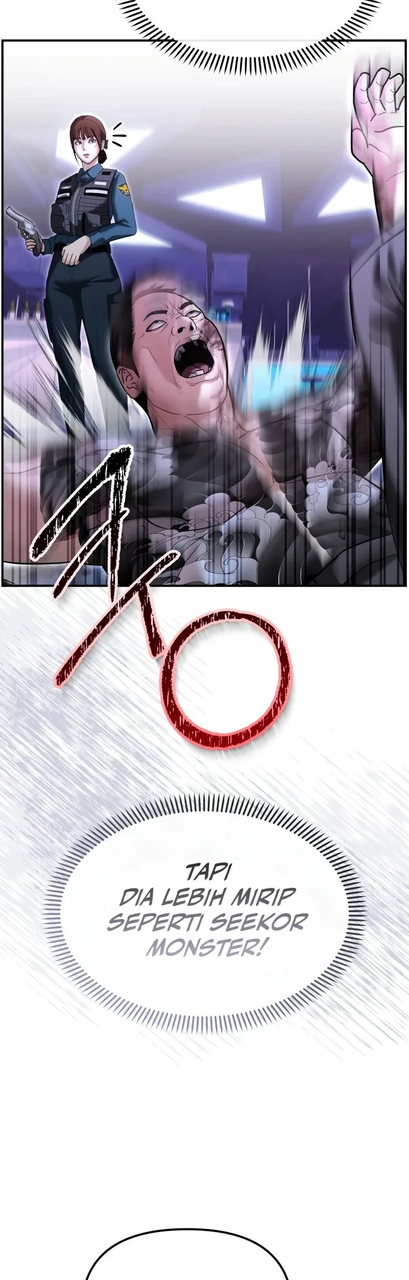The Cop Is Too Strong Chapter 18 - Halaman 62