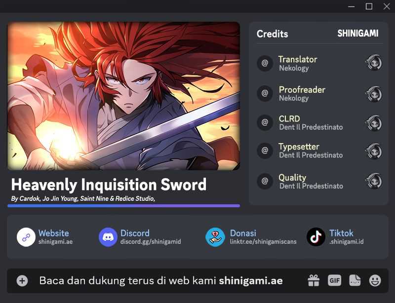 Komik Heavenly Inquisition Sword Chapter 103 gambar 1