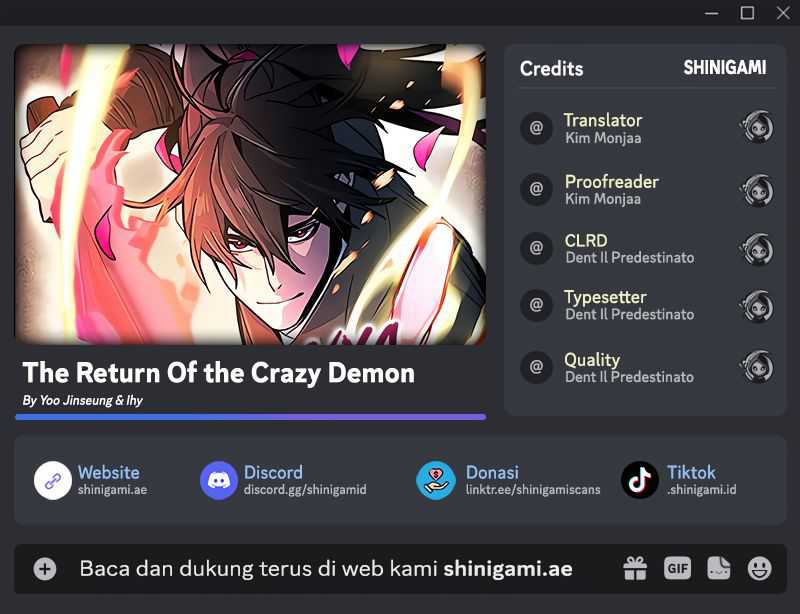 Komik Return of the Mad Demon Chapter 136 gambar 1
