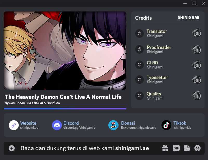 Komik The Heavenly Demon Can’t Live a Normal Life Chapter 139 gambar 1