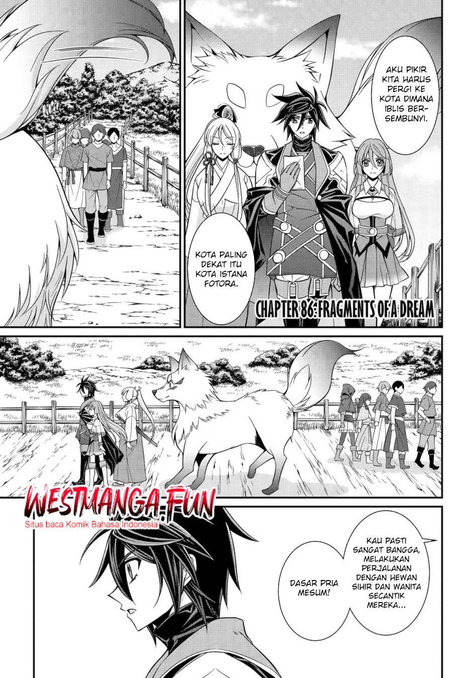 Manga Shikkoku tsukai no saikyo yusha nakama zen’in ni uragira retanode saikyo no mamono Chapter 86 gambar 2