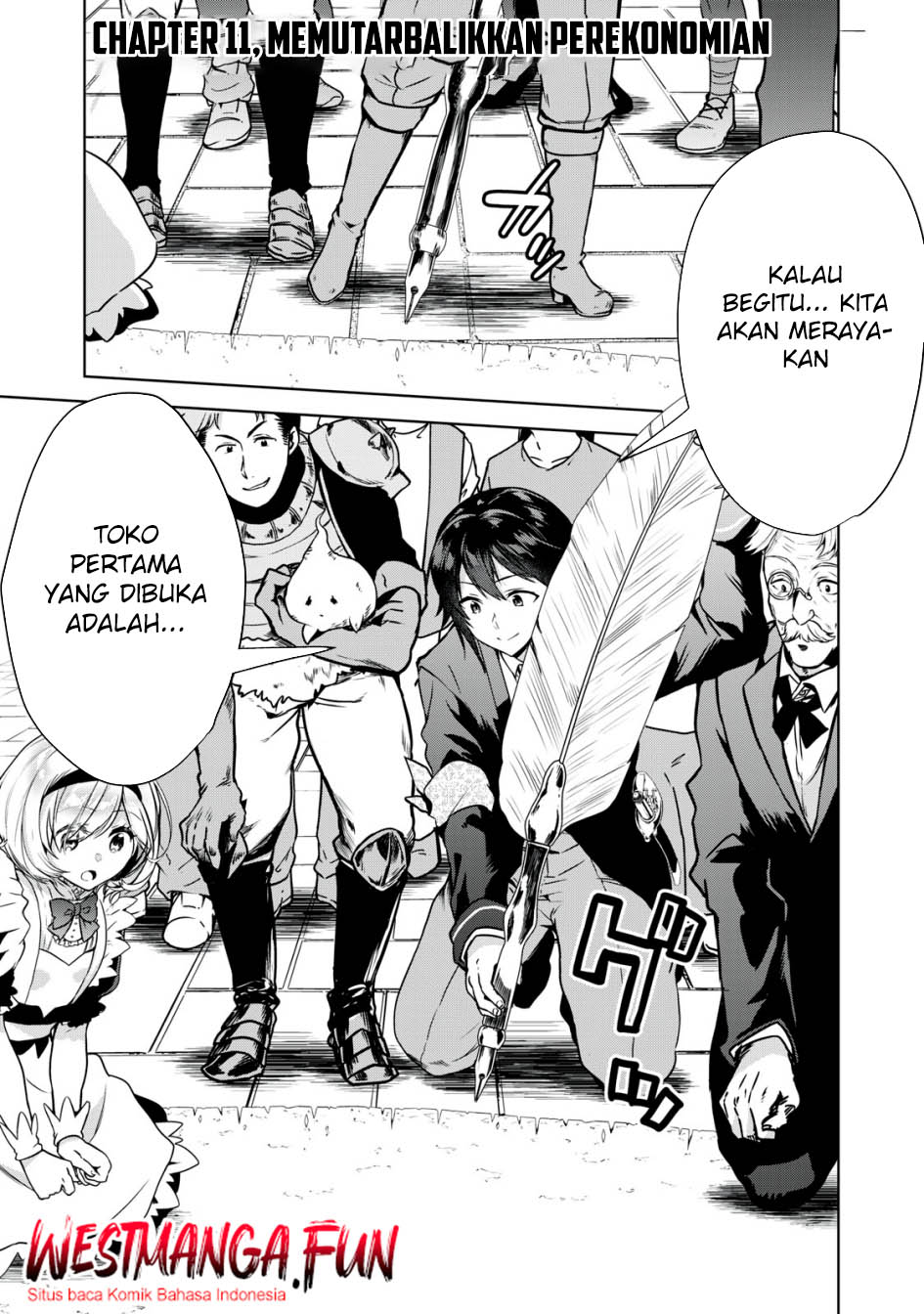 Manga Tensei Kizoku no Bannou Kaitaku Kara ~”Kakudai & Shukushou” Sukiru o Tsukatte Itara Saikyou Ryouchi ni Narimashita~ Chapter 11 gambar 2