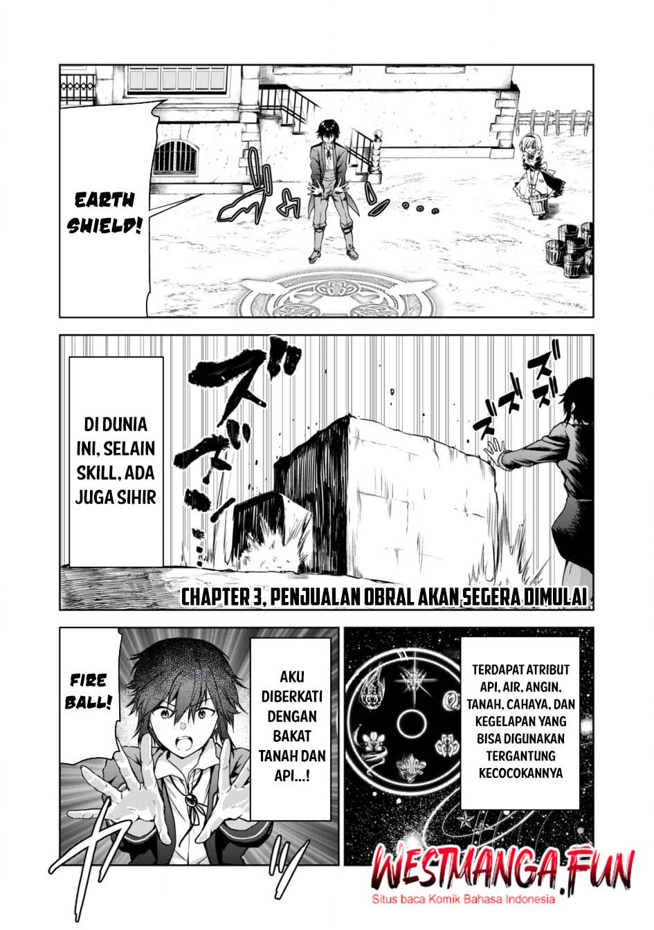 Manga Tensei Kizoku no Bannou Kaitaku Kara ~”Kakudai & Shukushou” Sukiru o Tsukatte Itara Saikyou Ryouchi ni Narimashita~ Chapter 03 gambar 2