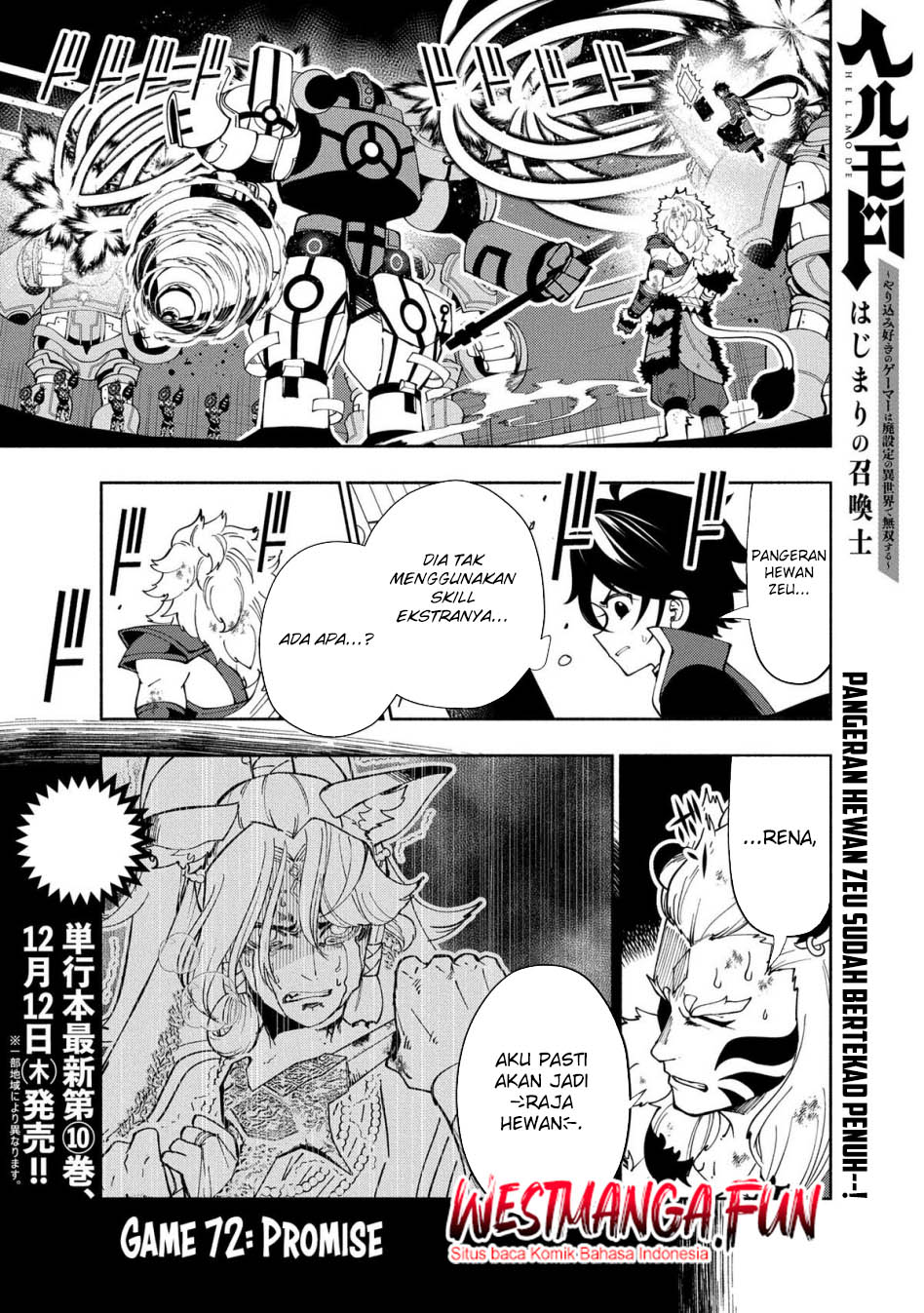 Manga Hell Mode: Yarikomi Suki no Gamer wa Hai Settei no Isekai de Musou Suru Chapter 72 gambar 2