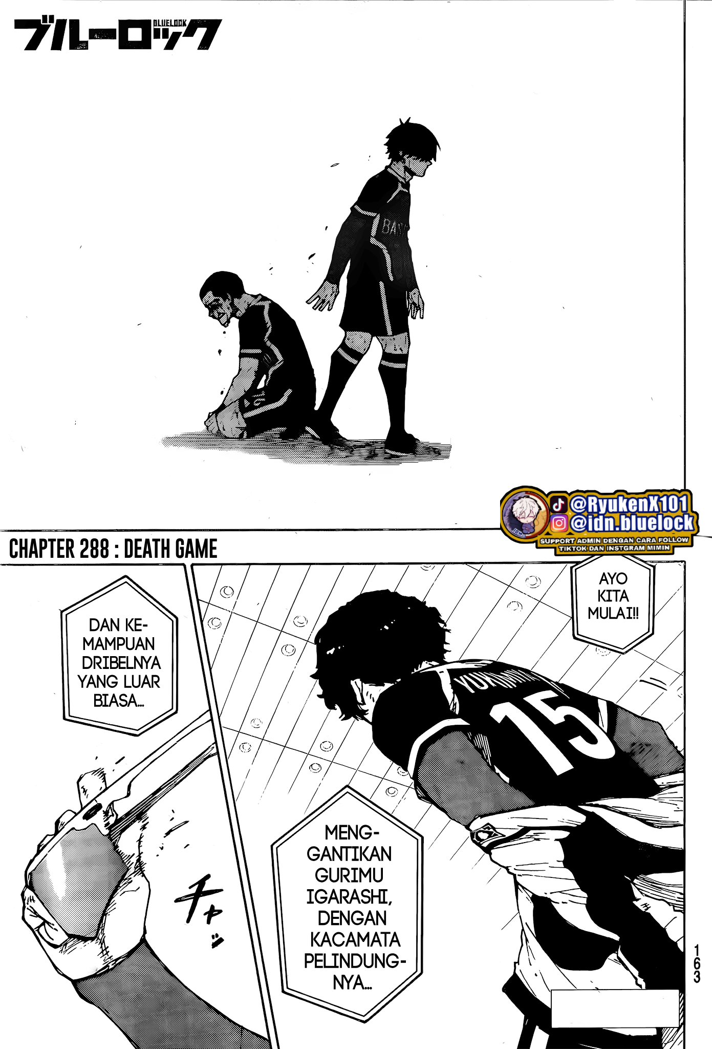 Komik Blue Lock Chapter 288 gambar 1