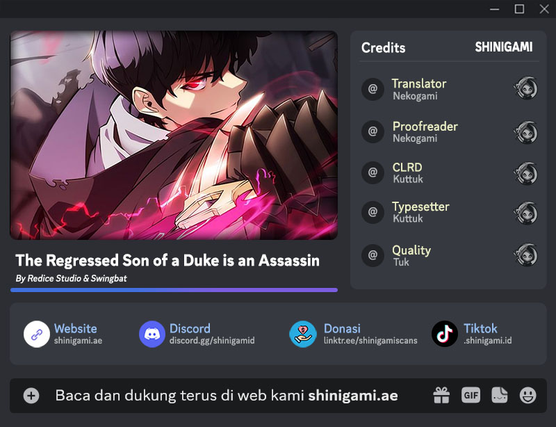 Komik The Regressed Son Of A Duke Is An Assassin Chapter 57 gambar 1