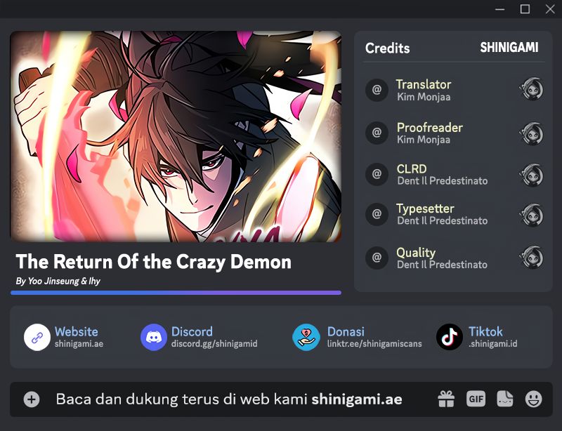 Komik Return of the Mad Demon Chapter 139 gambar 1