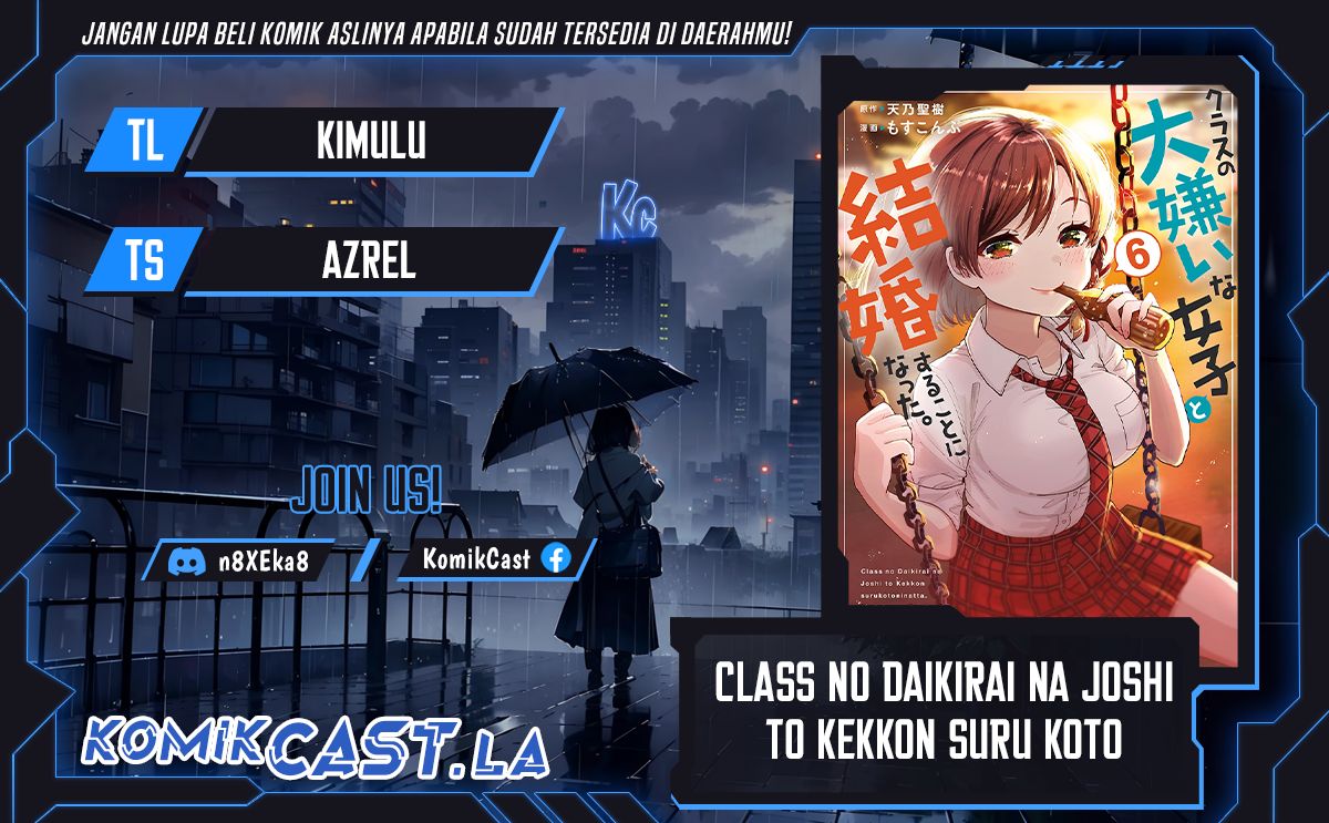 Komik Kurasu no Daikirai na Joshi to Kekkon Suru Koto ni Natta Chapter 30 gambar 1