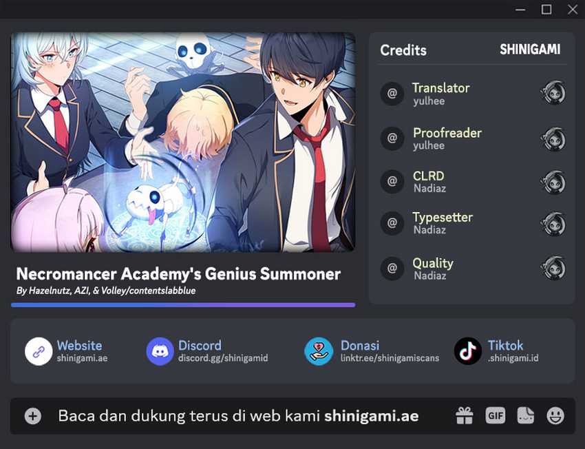 Komik Necromancer Academy’s Genius Summoner Chapter 152 gambar 1