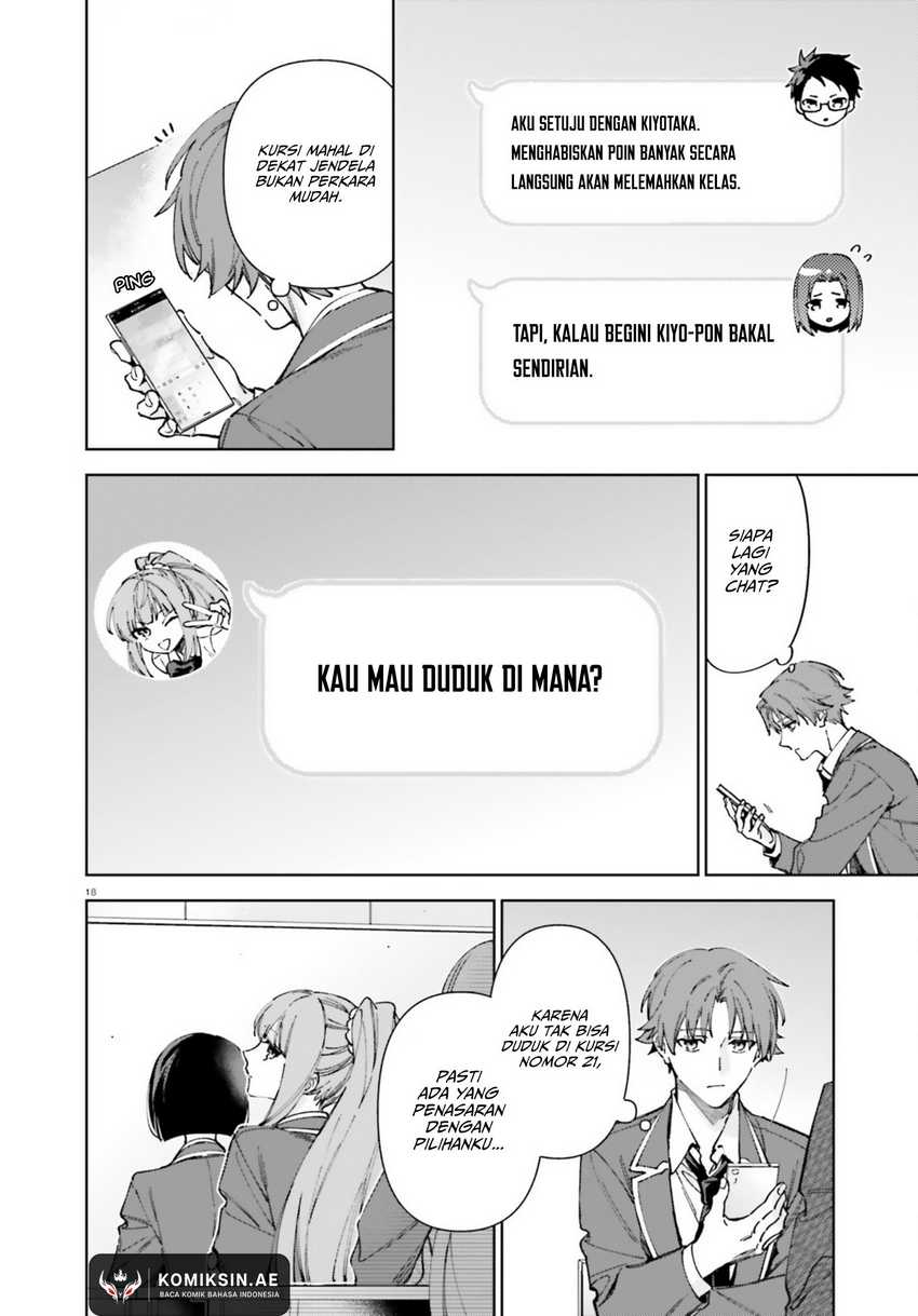 Youkoso Jitsuryoku Shijou Shugi no Kyoushitsu e: 2-nensei-hen Chapter 19.7 - Halaman 19