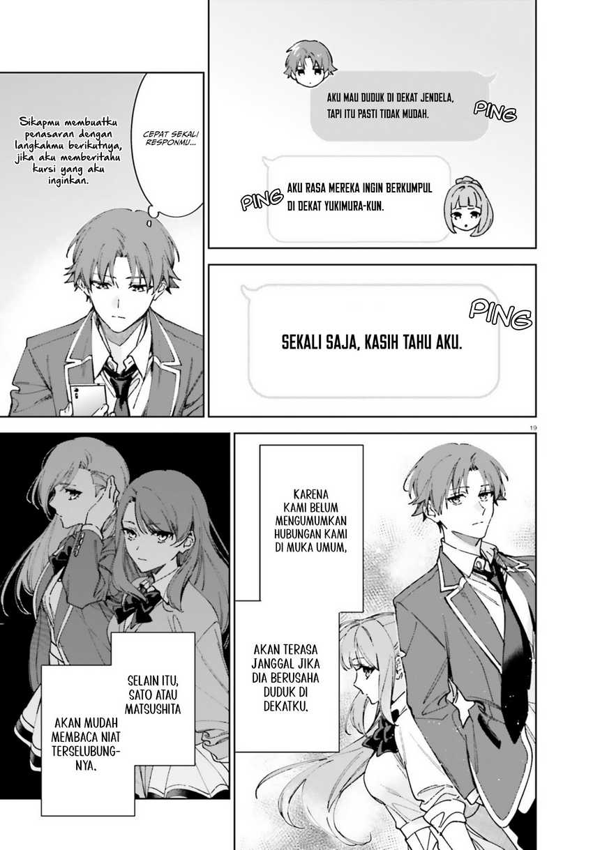 Youkoso Jitsuryoku Shijou Shugi no Kyoushitsu e: 2-nensei-hen Chapter 19.7 - Halaman 20