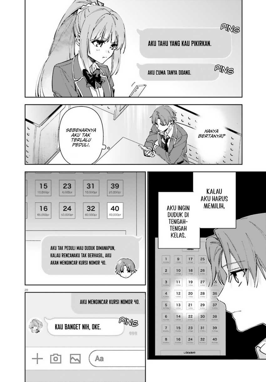 Youkoso Jitsuryoku Shijou Shugi no Kyoushitsu e: 2-nensei-hen Chapter 19.7 - Halaman 21