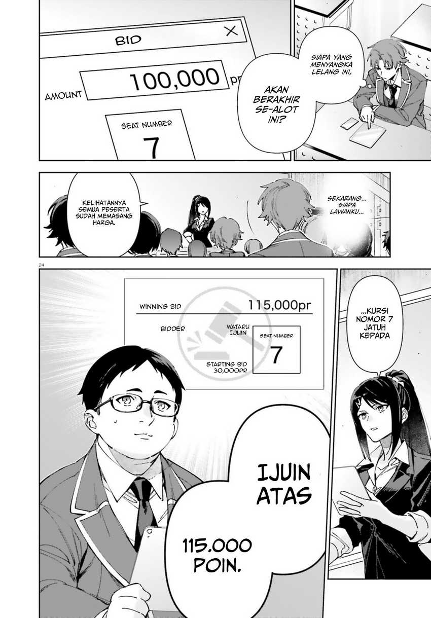 Youkoso Jitsuryoku Shijou Shugi no Kyoushitsu e: 2-nensei-hen Chapter 19.7 - Halaman 25