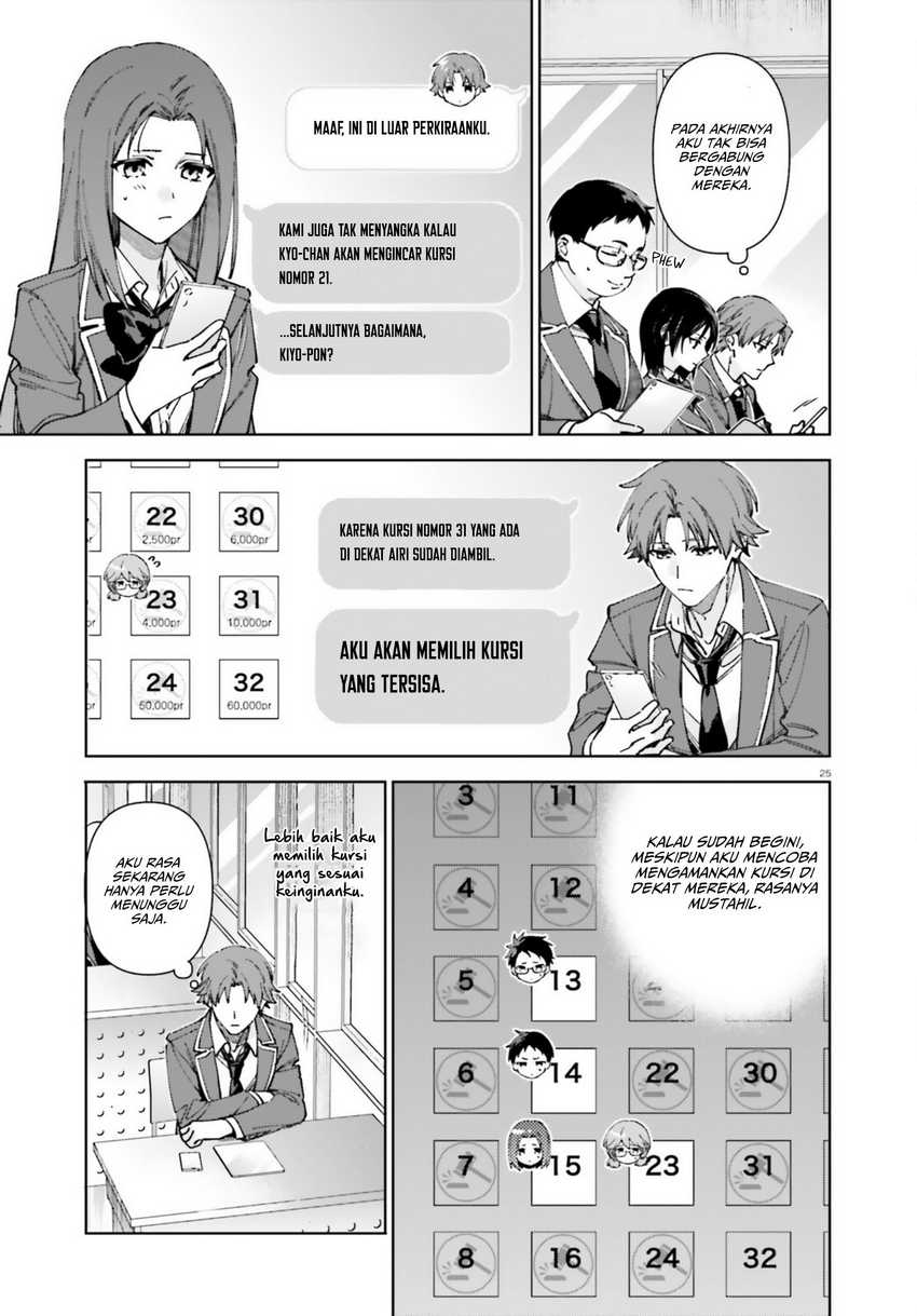 Youkoso Jitsuryoku Shijou Shugi no Kyoushitsu e: 2-nensei-hen Chapter 19.7 - Halaman 26