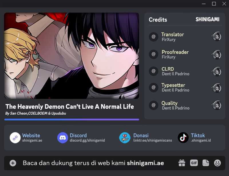 Komik The Heavenly Demon Can’t Live a Normal Life Chapter 143 gambar 1