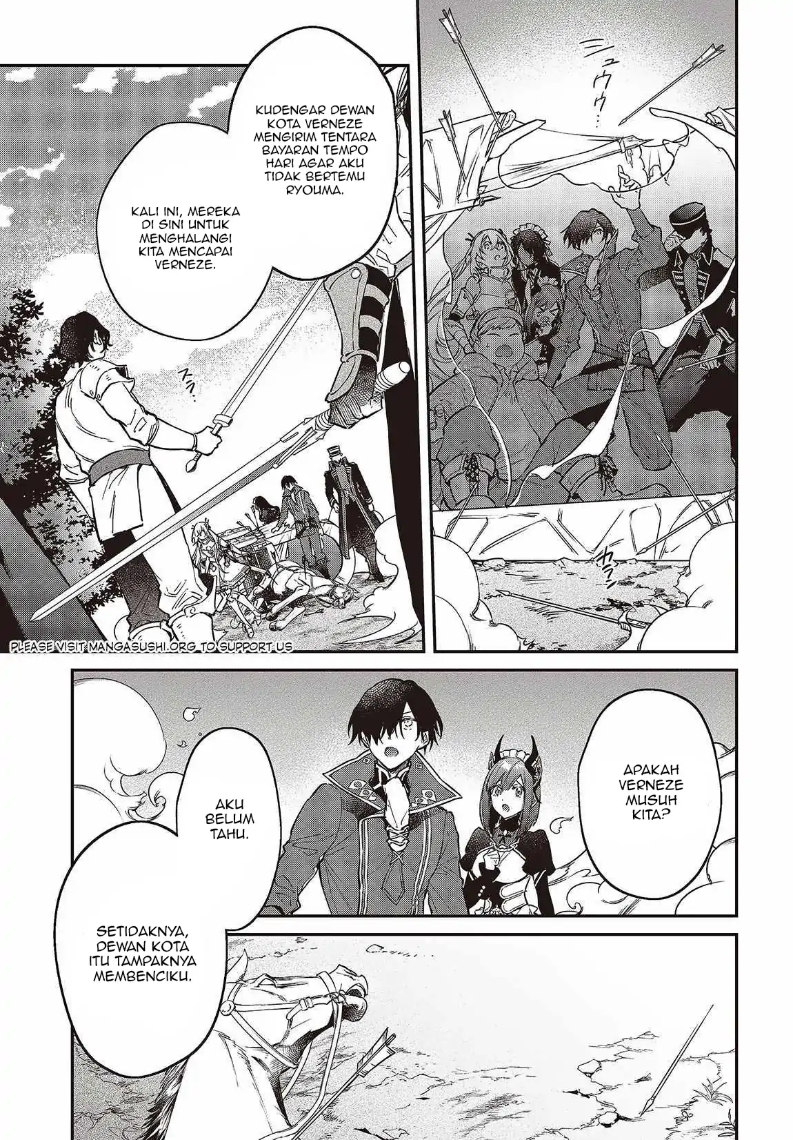 Realist Maou Niyoru Seiiki Naki Isekai Kaikaku Chapter 49 - Halaman 26