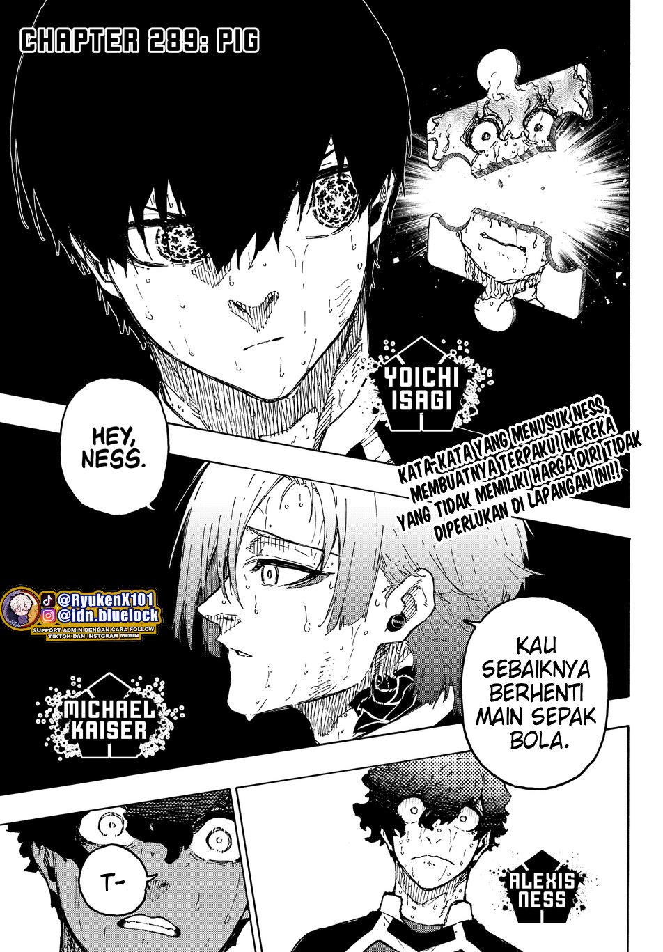 Komik Blue Lock Chapter 289 gambar 1