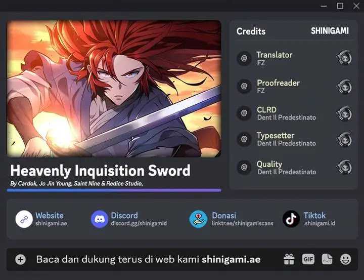 Komik Heavenly Inquisition Sword Chapter 107 gambar 1