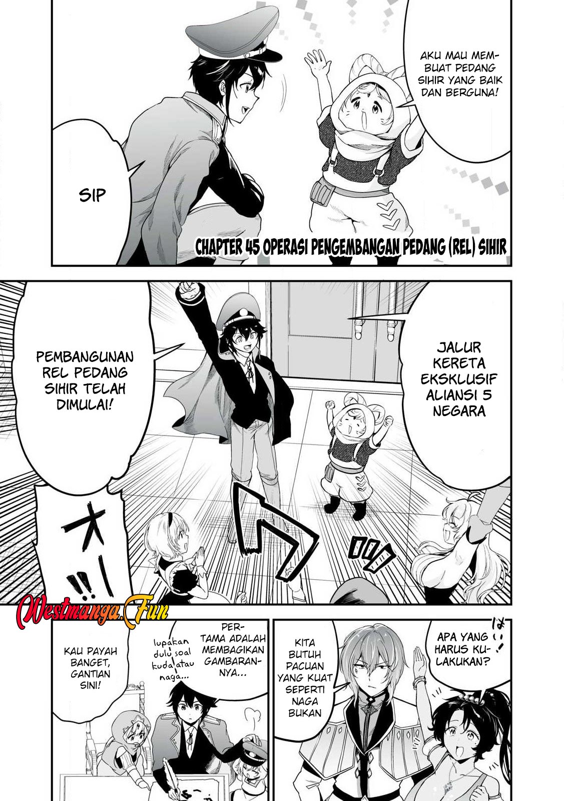 Manga Tensei Kizoku no Bannou Kaitaku Kara ~”Kakudai & Shukushou” Sukiru o Tsukatte Itara Saikyou Ryouchi ni Narimashita~ Chapter 45 gambar 2