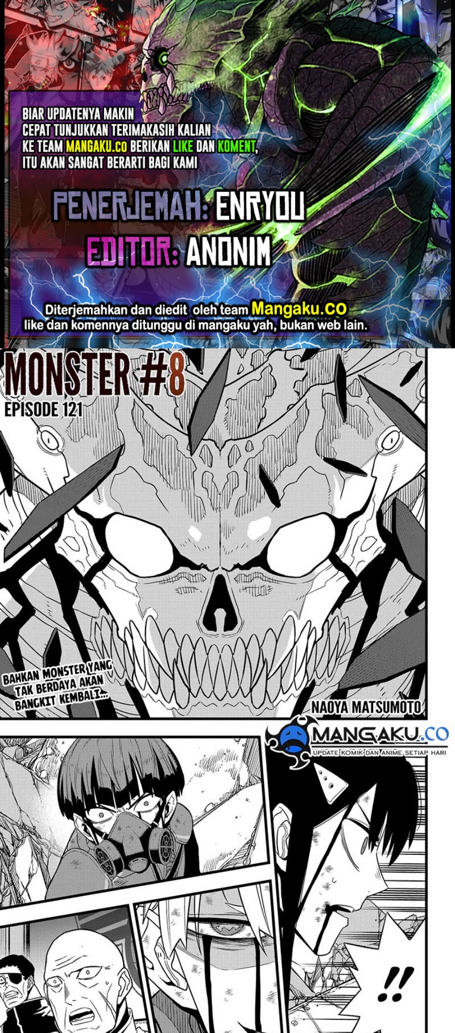 Komik 8Kaijuu Chapter 121 gambar 1