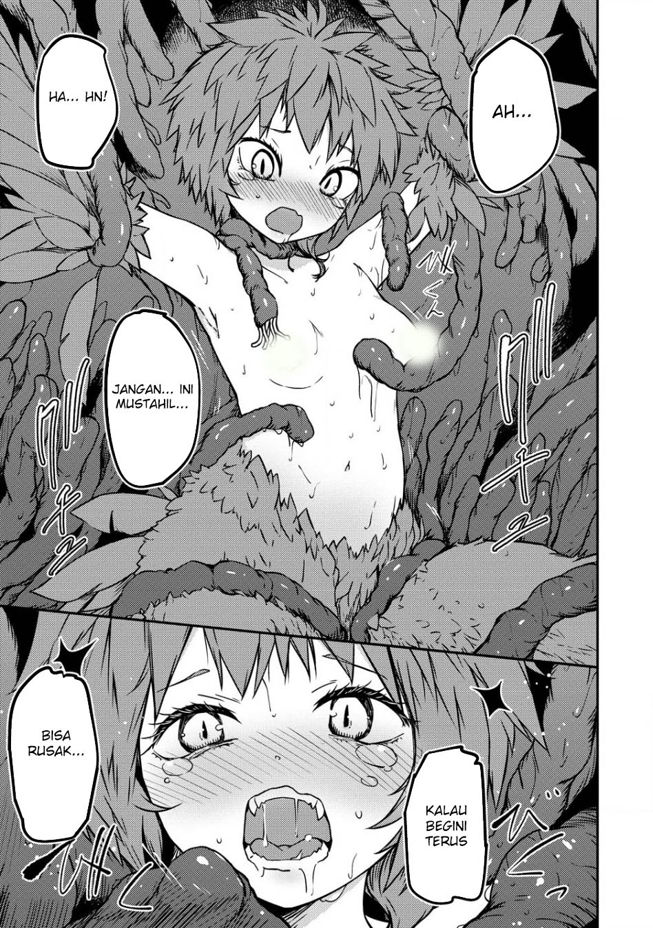 Manga Monster Onna Kanbu wa Osanaki Yuusha wo Dekiaisuru Chapter 07 gambar 2