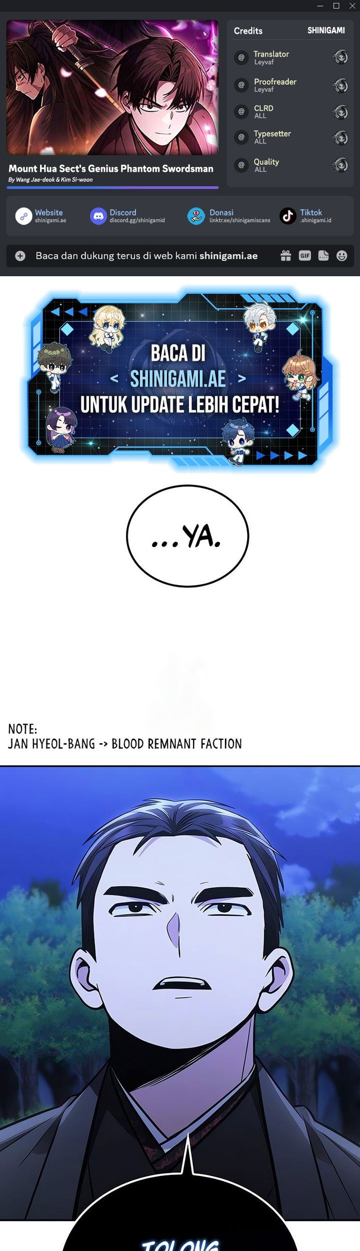 Komik Mount Hua Sect’s Genius Phantom Swordsman Chapter 16 gambar 1