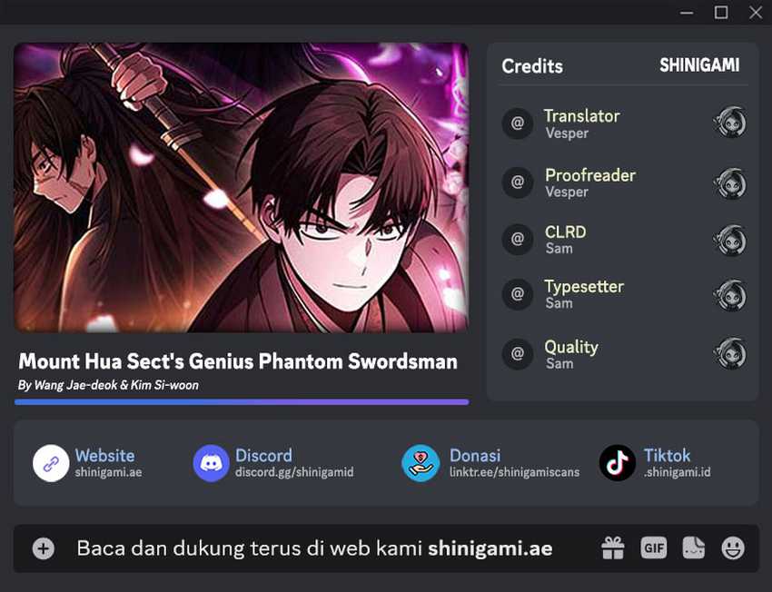 Komik Mount Hua Sect’s Genius Phantom Swordsman Chapter 12 gambar 1