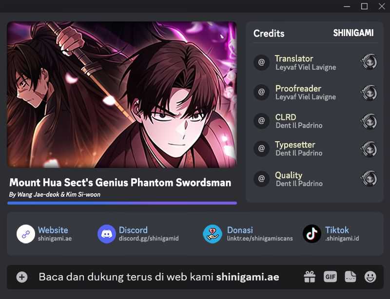 Komik Mount Hua Sect’s Genius Phantom Swordsman Chapter 02 gambar 1