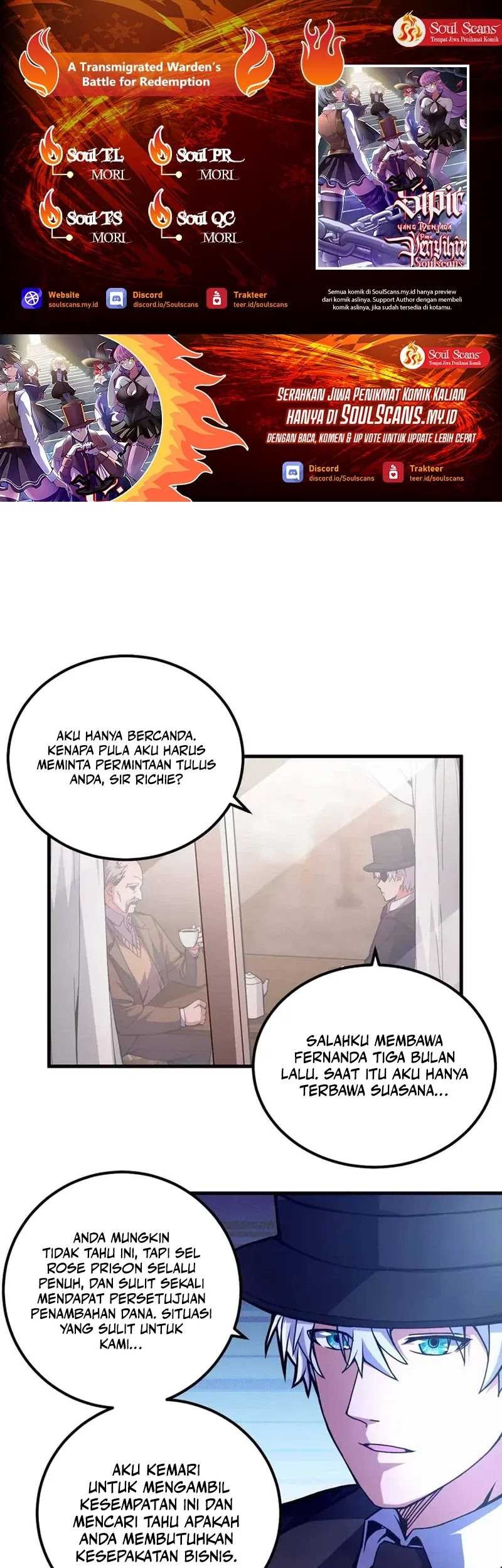 Komik A Transmigrated Warden’s Battle for Redemption Chapter 58 gambar 1
