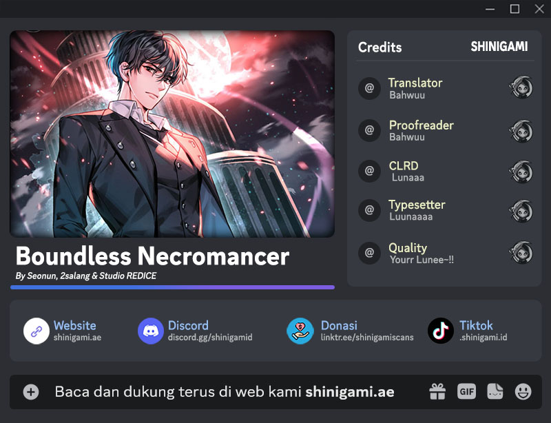 Komik Boundless Necromancer Chapter 123 gambar 1