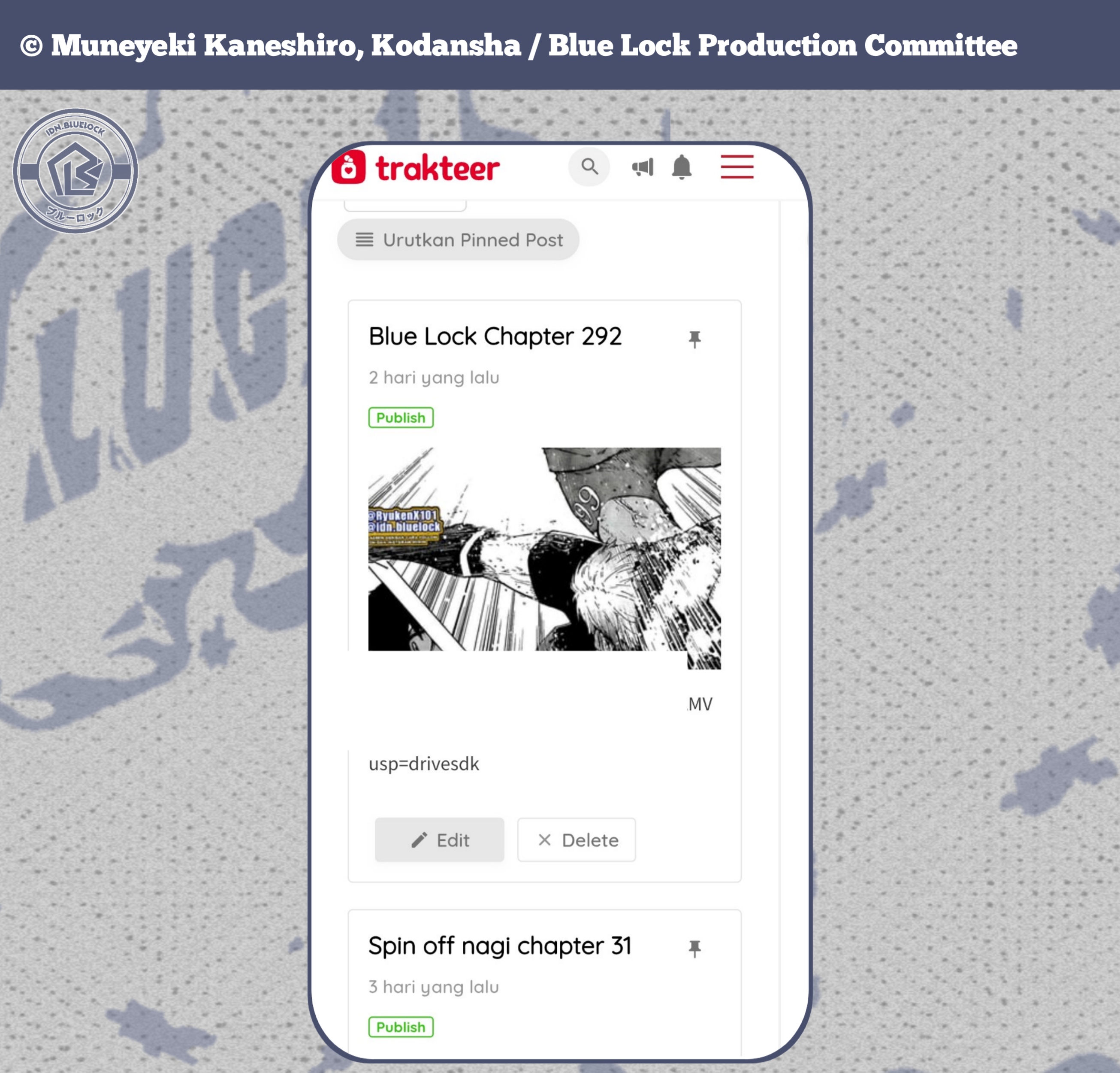 Blue Lock Chapter 290 - Halaman 33