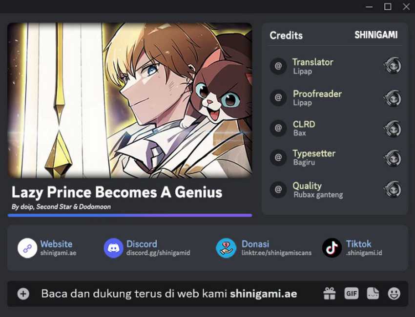 Komik Lazy Prince Becomes a Genius Chapter 137 gambar 1
