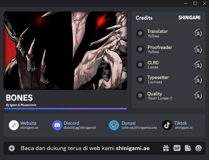 Komik Bones Chapter 25 gambar 1