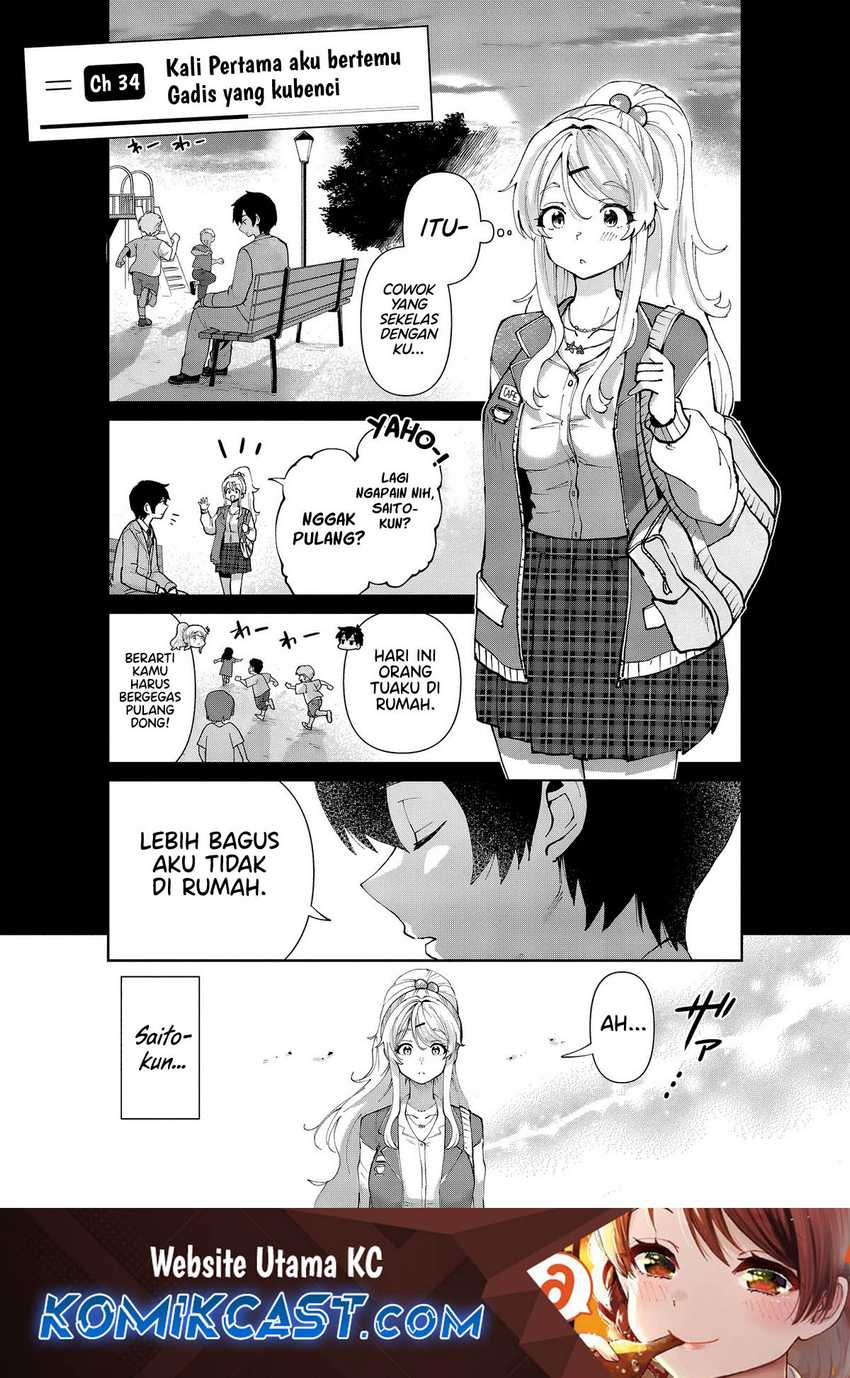 Manga Kurasu no Daikirai na Joshi to Kekkon Suru Koto ni Natta Chapter 34 gambar 2