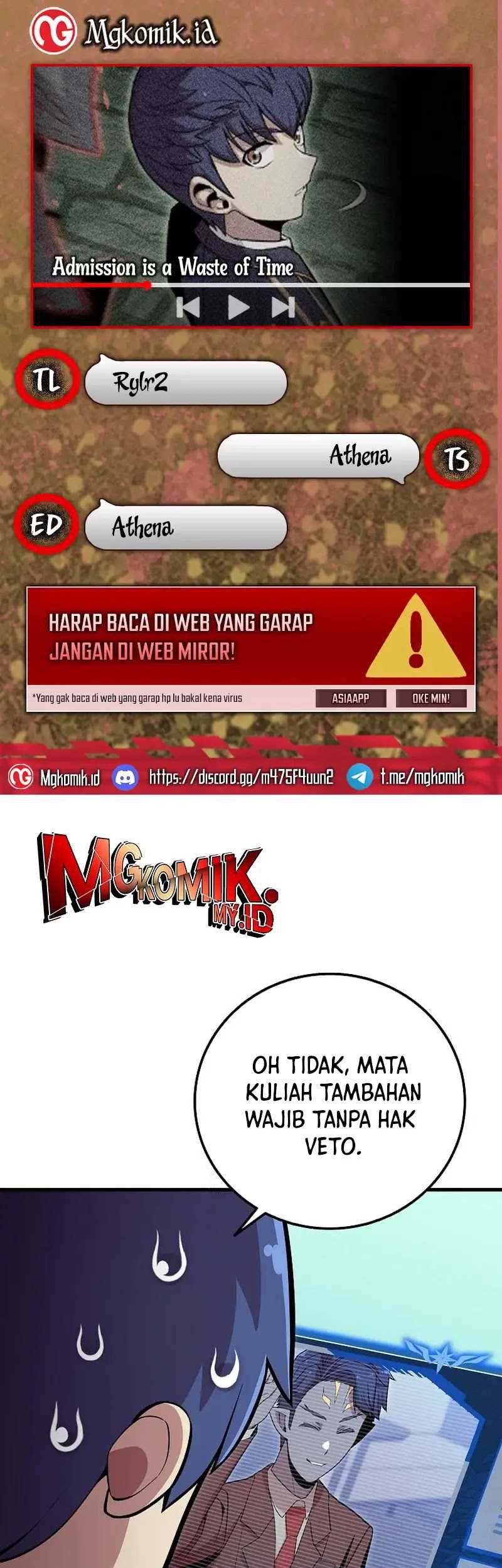 Komik Admission is a Waste of Time Chapter 34 gambar 1