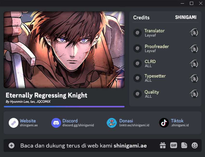Komik Eternally Regressing Knight Chapter 47 gambar 1