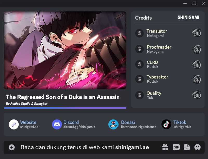 Komik The Regressed Son Of A Duke Is An Assassin Chapter 64 gambar 1